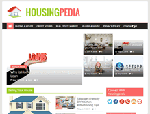 Tablet Screenshot of housingpedia.com